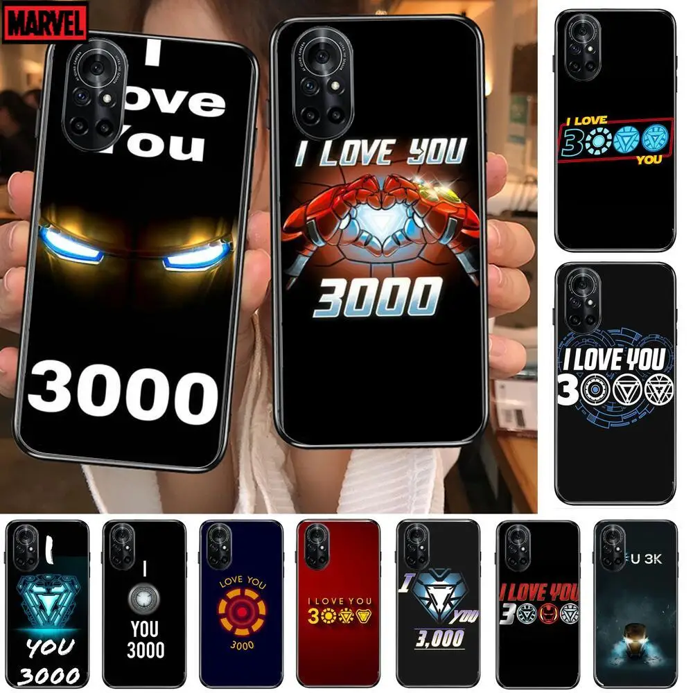 

Marve Love You 3000 Clear Phone Case For Huawei Honor 20 10 9 8A 7 5T X Pro Lite 5G Black Etui Coque Hoesjes Comic Fash design