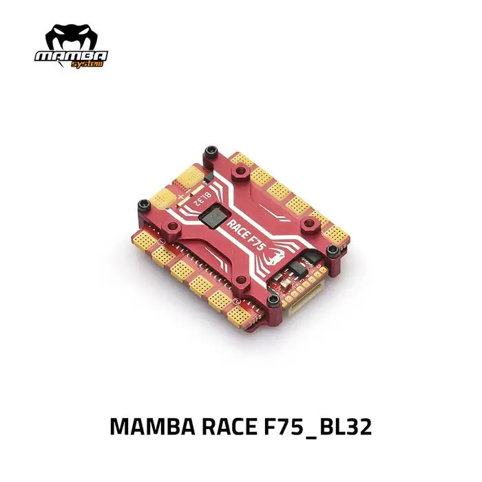 

20X20mm DIATONE MAMBA RACE F60_BL32 60A F75_BL32 75A BLHELI32 DSHOT1200 4in1 Brushless ESC 3-6S for MAMBA RACE Stack DIY Parts