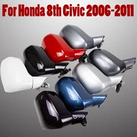 for honda 8th civic 2006 2007 2008 2009 2010 2011 high quality paint rearview mirror assembly 3 wire electric adjustment