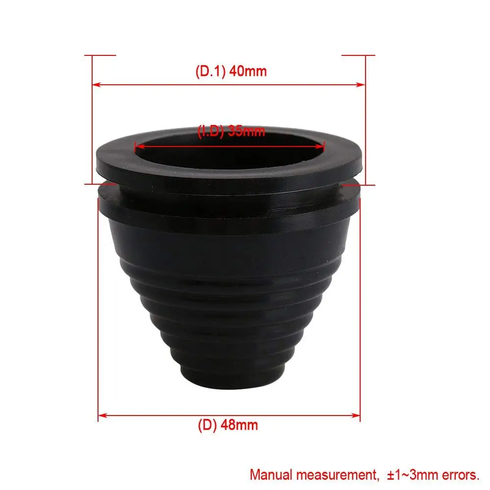 10 шт. 40 мм Диаметр паза черная башня форма резиновая проводка провода прокладки