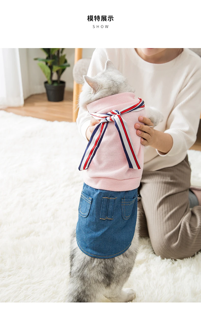 

Hoodies Clothes Cats Wear Costume Christmas Cat Clothes Christmas Sweater Winter Pet Chaquetas Para Gatos Pets Products OO50WY