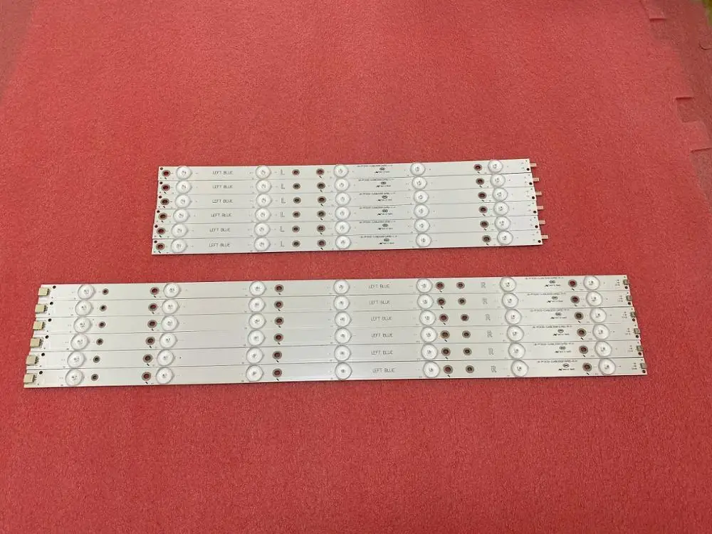 Новый комплект 12 шт. светодиодный подсветка полосы для 50put640 0/60 50PUH6400 50PUF6061 500TT67 V2