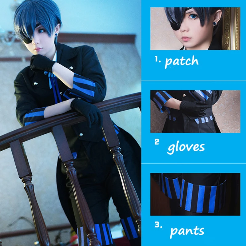 Костюм для косплея из аниме Черный Батлер | Тематическая одежда и униформа