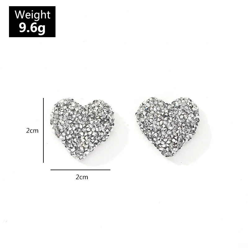 Женские винтажные сережки с красным сердечком трендовые серьги в стиле ретро