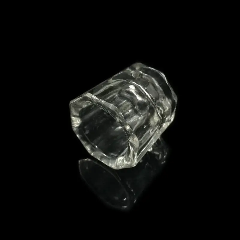 1 набор Рабочая емкость шестигранная подставка Хрустальная стеклянная чашка