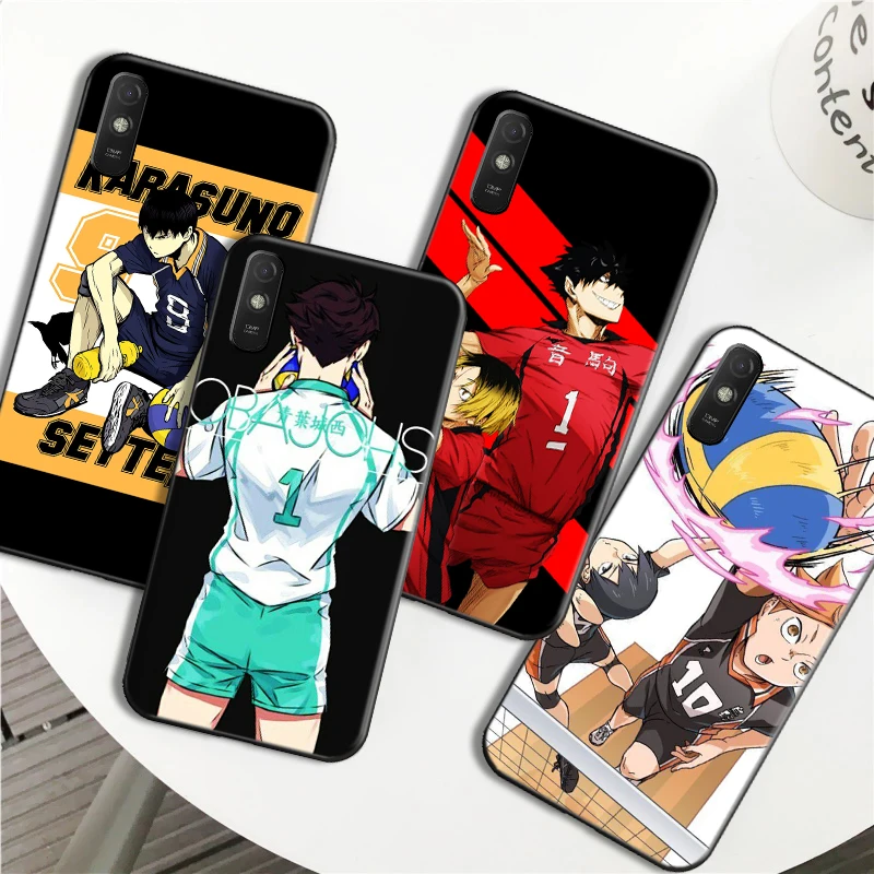 

Volleyball boy Haikyuu Anime Phone Case For Xiaomi Redmi 9i 9AT 9 9T 9A 9C Note 9 9Pro 9T 9S 9 Pro 5G MAX kageyama Cover Funda