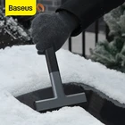 Скребок для снега и льда Baseus, инструмент для очистки лобового стекла автомобиля, Аксессуары Для Мойки автомобиля