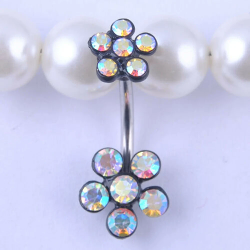 Короткий стержень симметричный двухцветный в форме сливы медицинская сталь