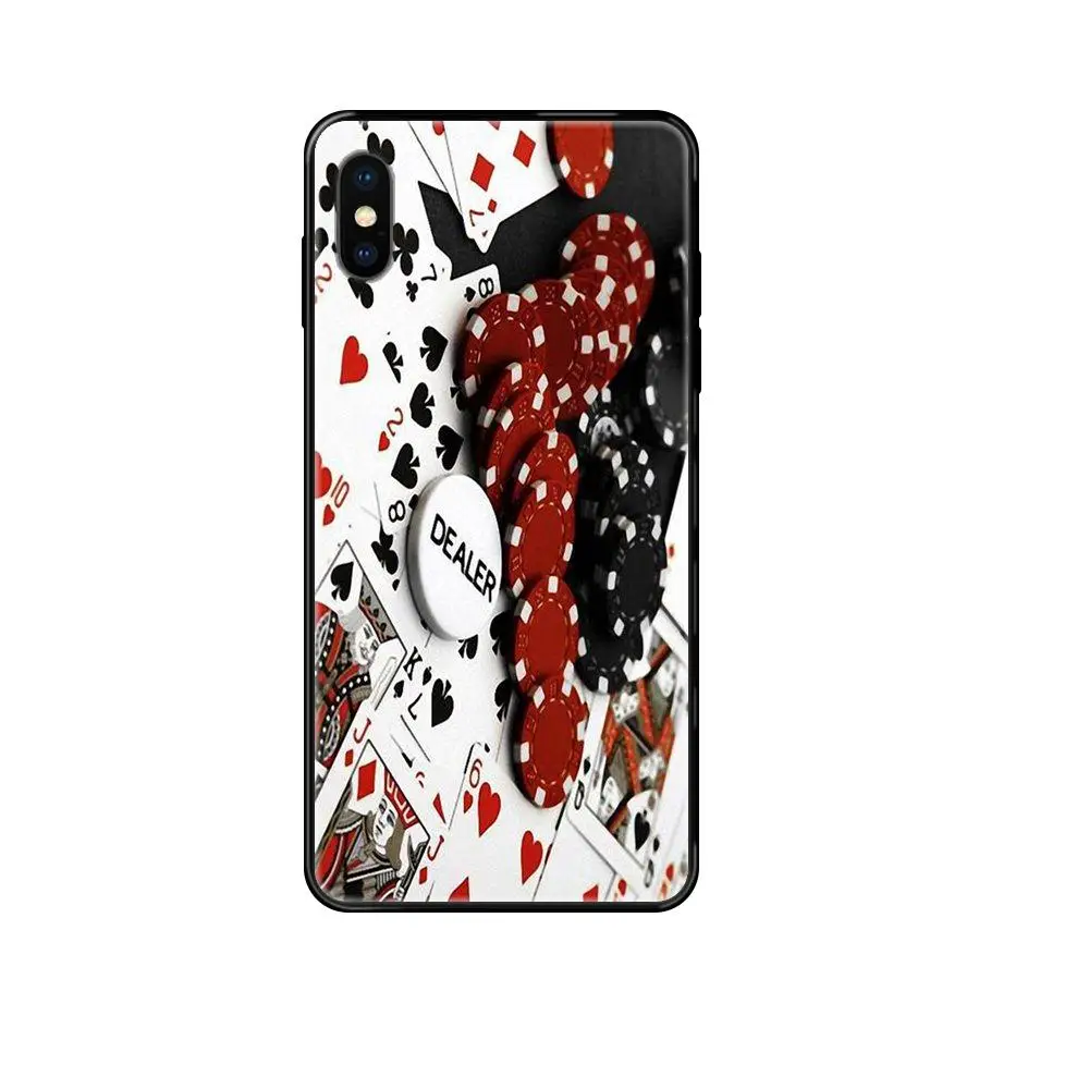 For Redmi 3S 4X 4A 5 5A 6 6A 7 7A 8 8A 8T 9 9A K20 K30 S2 Y2 Pro Plus Ultra Poker Casino Pattern Buy Tpu Black Soft Phone | Мобильные