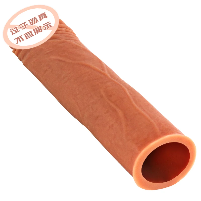 Пенис силиконовый рукав пенис увеличение мужской т с пенисом кольца для мужского