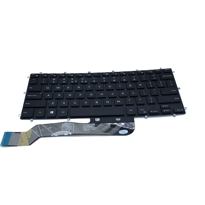 

Laptop US Layout Keyboard With Backlight For Dell Inspiron 13 5378 2-in-1