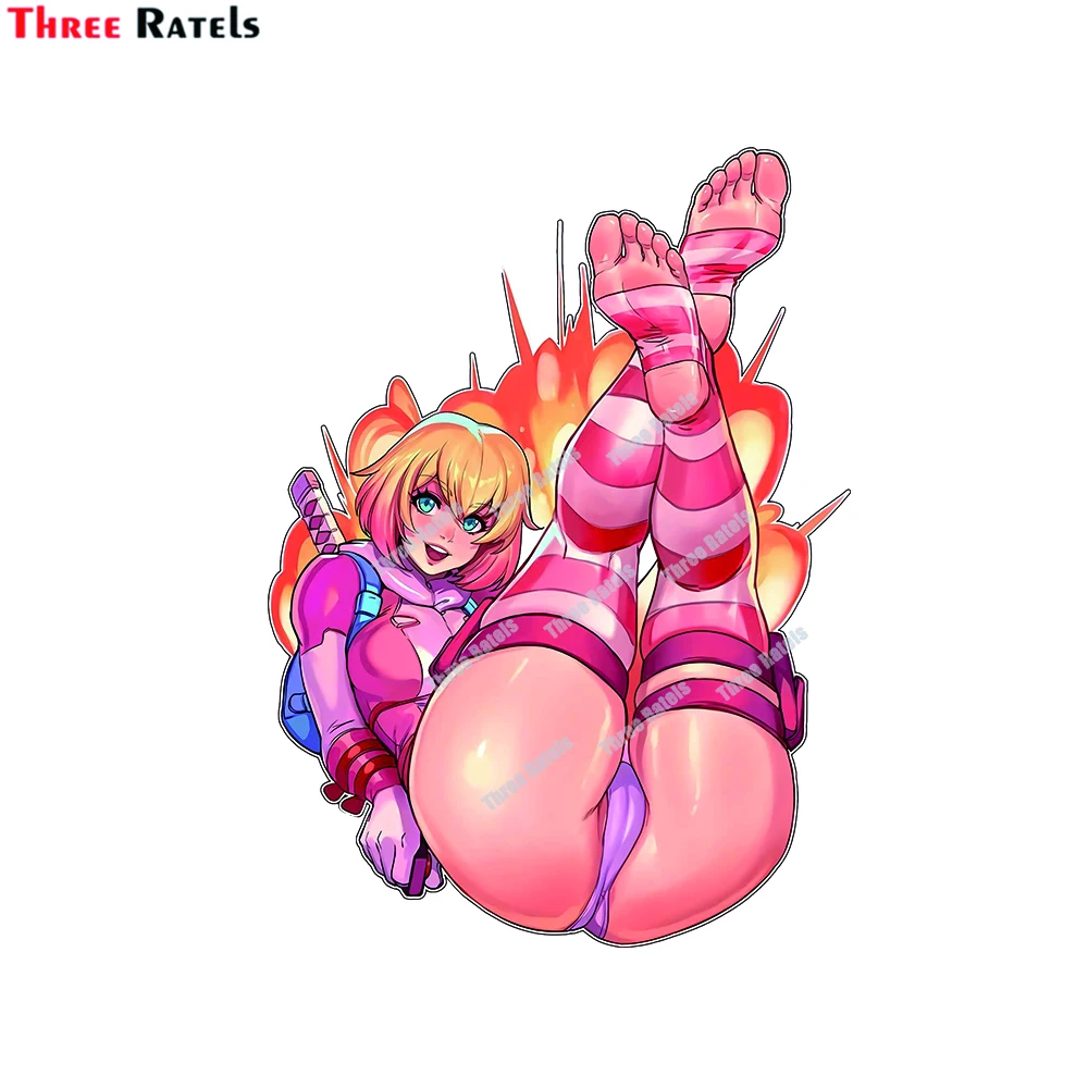 

Креативные наклейки Three Ratels E134 Gwenpool, наклейки для ноутбука, багажа, скейтборда, украшение