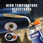 Бутановая горелка, Сварочная газовая фонарь, пистолет для пайки, огнемет для кемпинга, барбекю, портативное оборудование для пайки Сварка тепловой пушкой