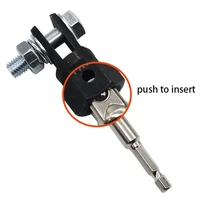 1pc scissor jack adapter 12 inch for use with 12 inch chrome vanadium steel socket adapter drive impact wrench tools