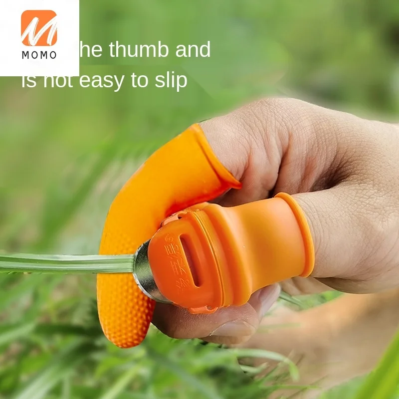 

Picking Vegetables Thumb Knife Gloves Multi-Functional Picker Picking Vegetables Special Picking Pepper Cutting Iron Fingernail