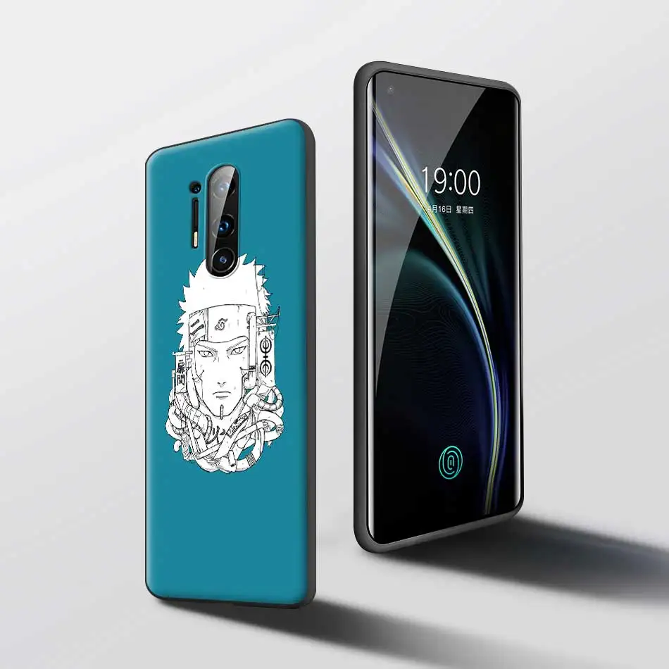 

Naruto Mechanical Wind Case for OnePlus 7 8 7T Pro 8T Nord N100 N10 5G Soft TPU Cover For 1+ Z 8Tpro 7pro Black Phone Shell