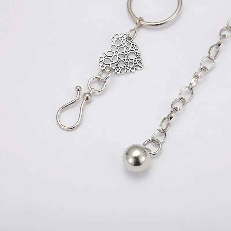 

New Fashion Simple Hollow Heart-Shaped Adjustable Waist Chain For Women Bohemia Waist Belt Pocket Chain Dress Chain Party Gift