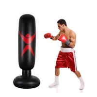 inflatable boxing punching bag gym boxing post tumbler muay training pressure relief inflatable pvc sandbag for adults kid