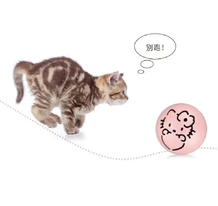 Cat toy bell ball cat built-in Mint automatic teasing creative cute | Дом и сад
