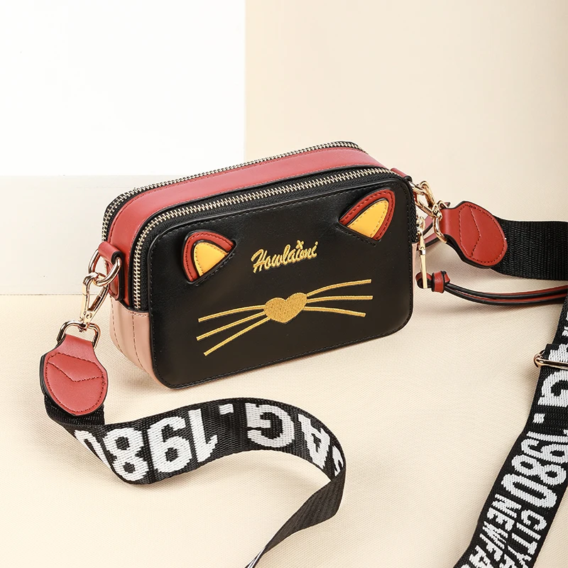 3D кошка мини сумка на плечо дизайнерская сумочка в виде камеры и сумки высокого