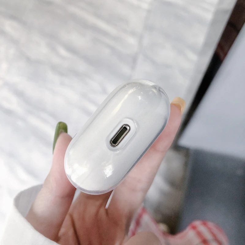 Роскошные аксессуары для карт чехол Airpods 1 2 прозрачные Bluetooth наушники дорожные