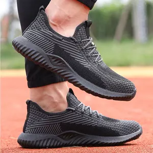 Неразрушаемые рабочие защитные ботинки со стальным носком для мужчин и женщин, легкие защитные строительные ботинки с носком, кроссовки d88