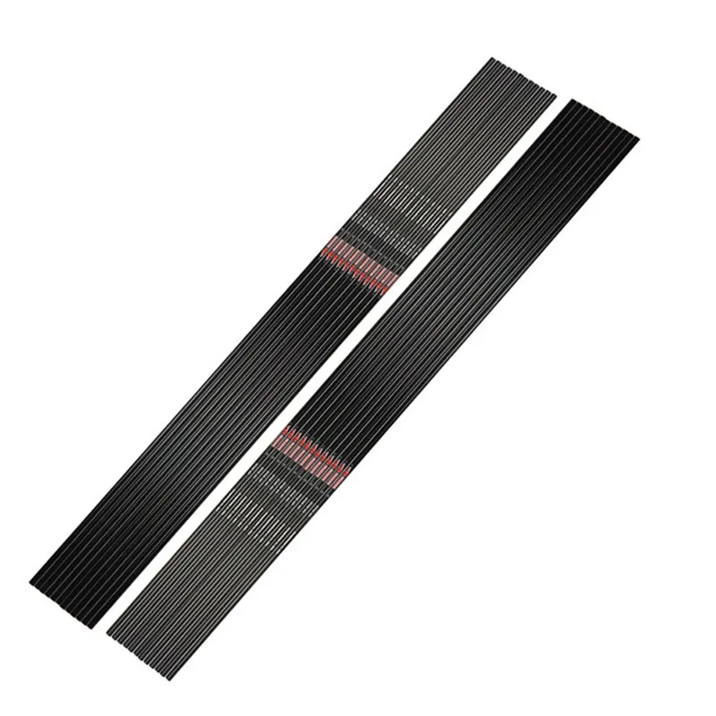 12 шт. 30 &quot32&quot стрелы для стрельбы из лука чистый углерод вал id6 2 мм карбоновые