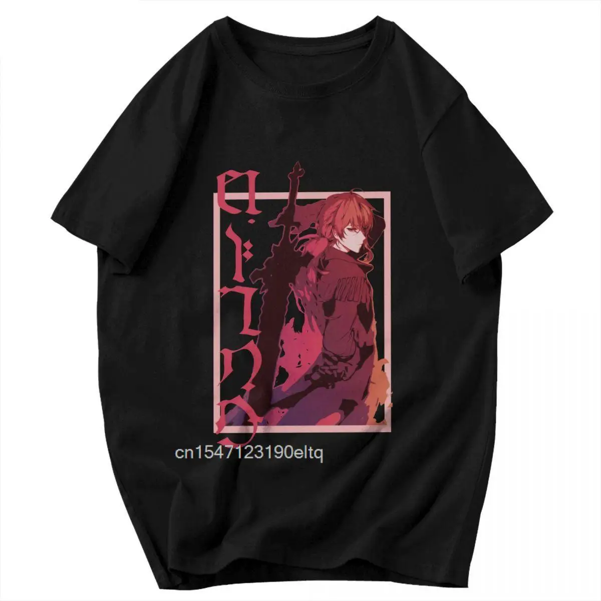

Genshin Impact Diluc T Shirt Big Size Cotton Custom Short Sleeve T Shirts