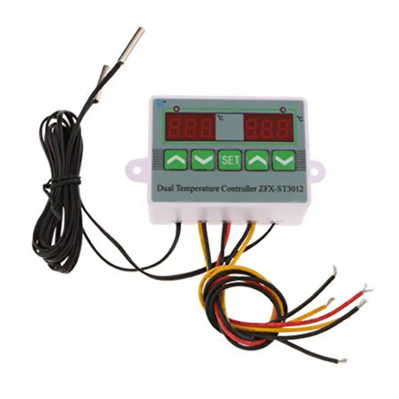 ST3012 DC 12 V/24 V AC 220V светодиодный термометр контроллер инкубатора интеллектуальный