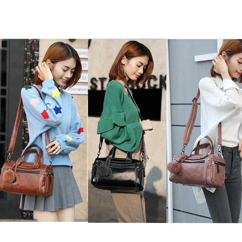 

Soft PU Leather Single Shoulder Bags Crossbody Fashion Luxury Handbag Women Bag Designer Female Vintage Tote High Quality Bolsas