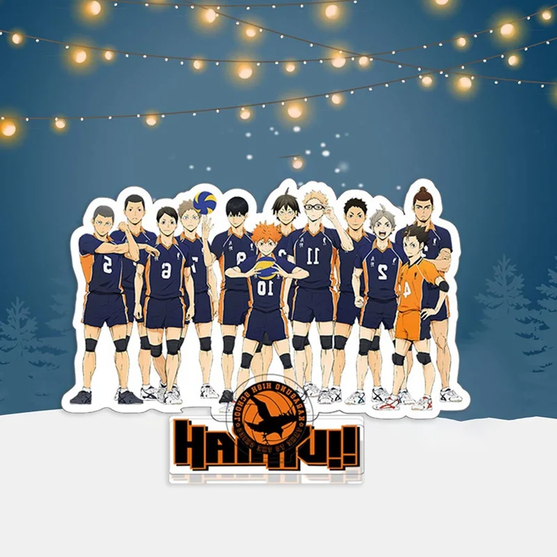 

Haikyuu Hinata Kageyama Tsukishima Sugawara Family Acrylic Stand Figure Model Plate Holder Topper