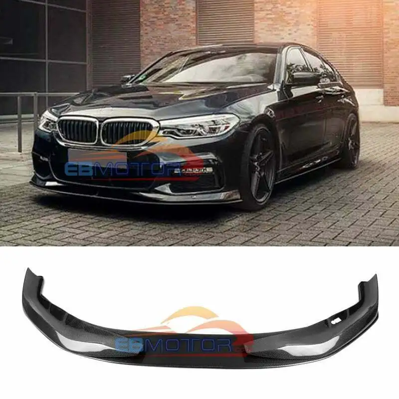 Углеродное волокно передняя губа передний сплиттеры бампер спойлер для BMW G30 G31
