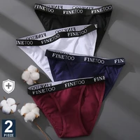 finetoo sexy womens cotton underwear letter waisted fashion woman soft briefs soft femme lingerie girls panties m xl underpant