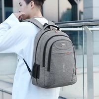 solid color mens backpack laptop bags large capacity for teenagers high quality oxford backpack casual travel school bags hot