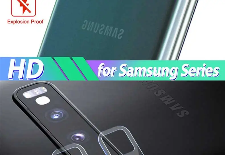 99D задняя линза из закаленного стекла для samsung Galaxy S10 S8 S9 Plus S7 Edge S10E Note 8 9 камера защитное стекло пленка