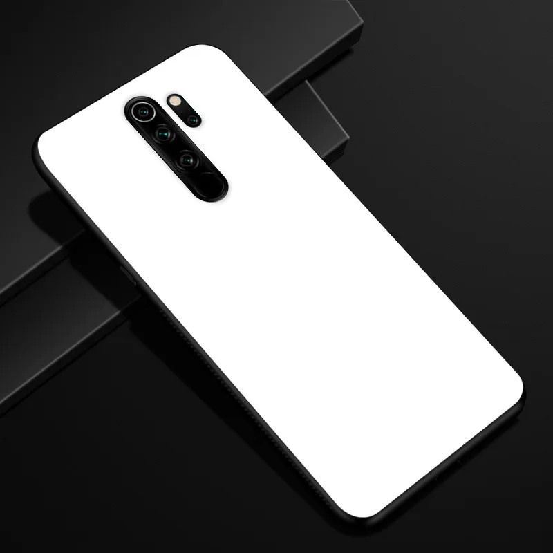 17 Для Xiaomi Redmi Note 8 Pro Чехол силиконовый бампер стекло жесткая задняя крышка для Redmi Note 8 чехол для телефона s Redmi Note8 Pro 8Pro Coque - Цвет: 17