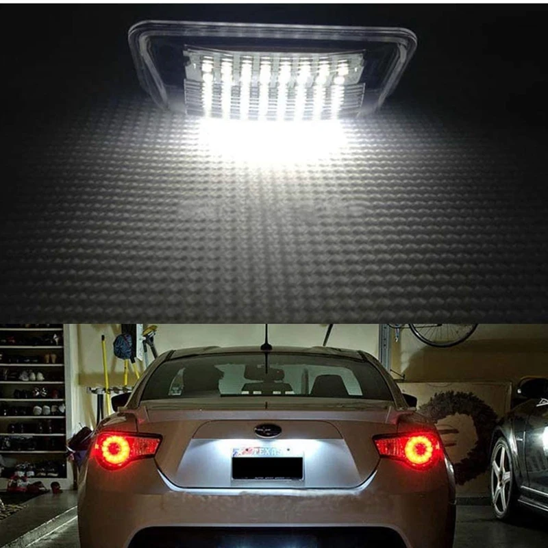 Светильник номерного знака светодиодный светильник в сборе для Subaru BRZ Impreza WRX Legacy