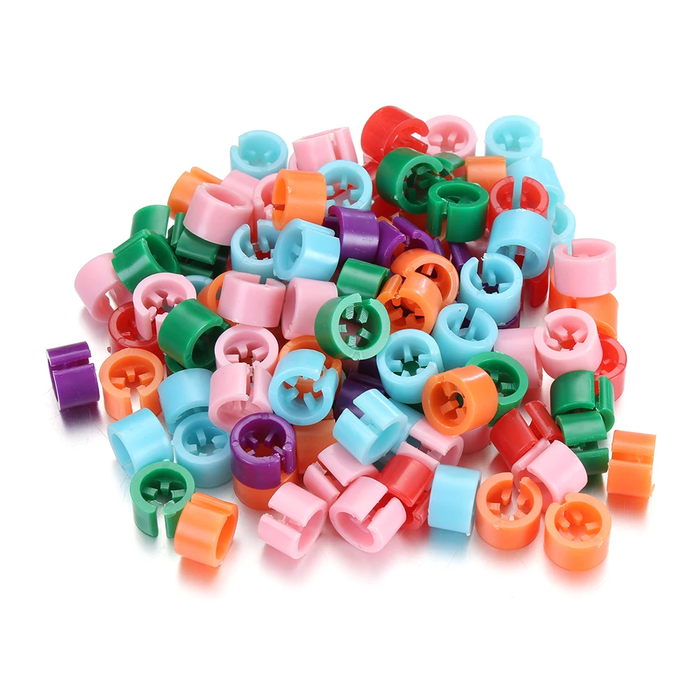 Красочные 100 искусственные разделители для одежды своими руками круглые вешалки