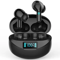 led display wireless earphone tws bluetooth 5 0 9d bass stereo headphone noise reduction earbuds headset microphone charging box