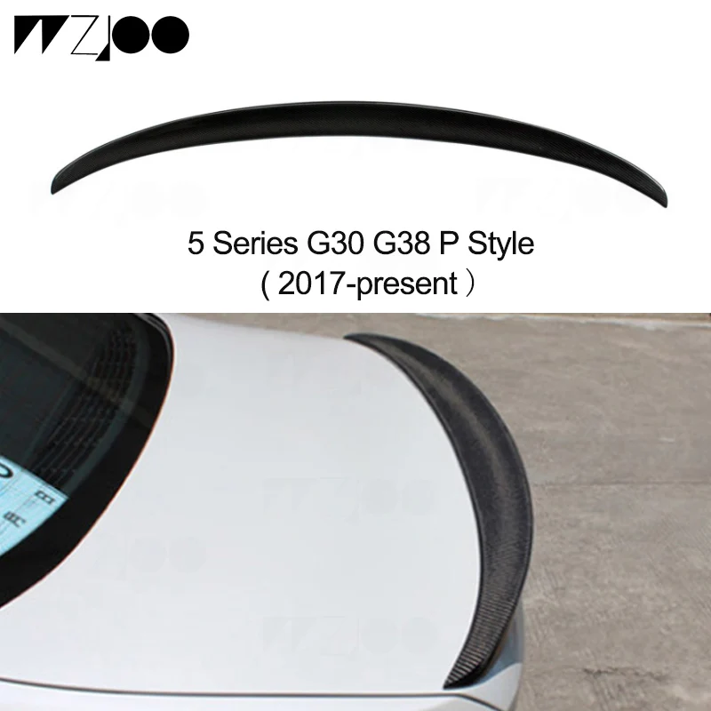 Спойлер для BMW 5Series E60 520 530li GF F07 F10 F18 G30 G38 спойлер из углеродного волокна