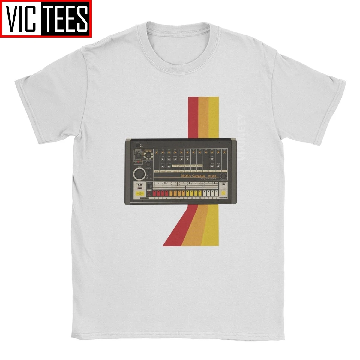 

TR-808 Korg Volca T-Shirt Men Synthesizer Music Synth Electro Modular Techno 100 Percent Cotton Crew Neck Tshirt