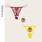 Сексуальные женские кружевные трусики Varsbaby, женское нижнее белье с милой совой, бесшовные стринги, стринги, брифы