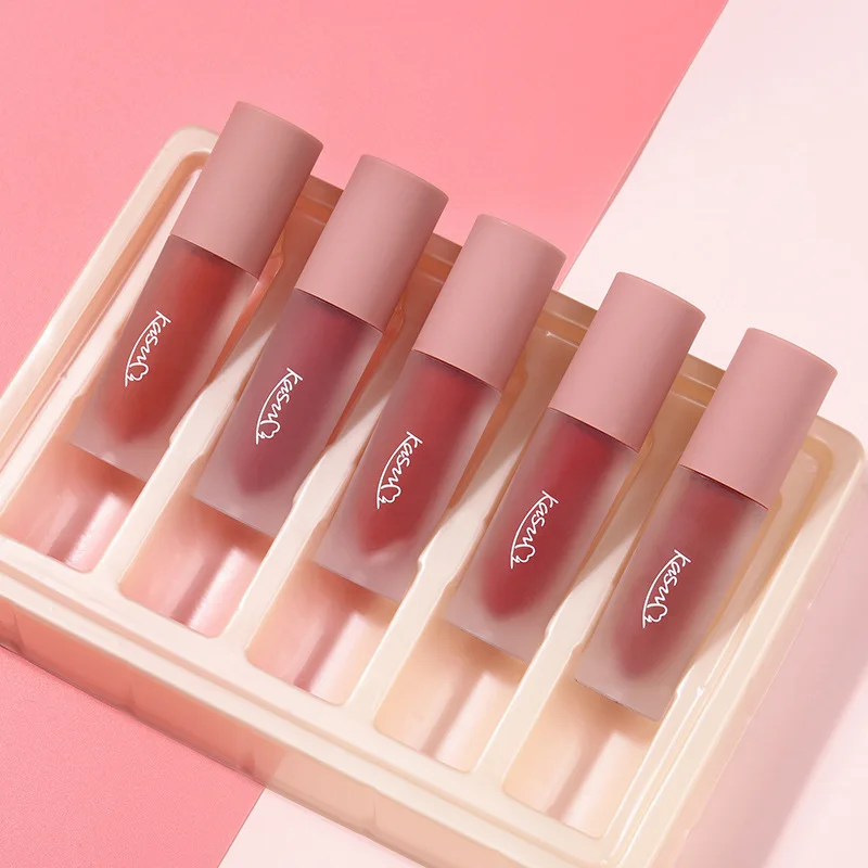 5 шт./компл. Beauty Glazed Матовая жидкая помада долговечный водонепроницаемый