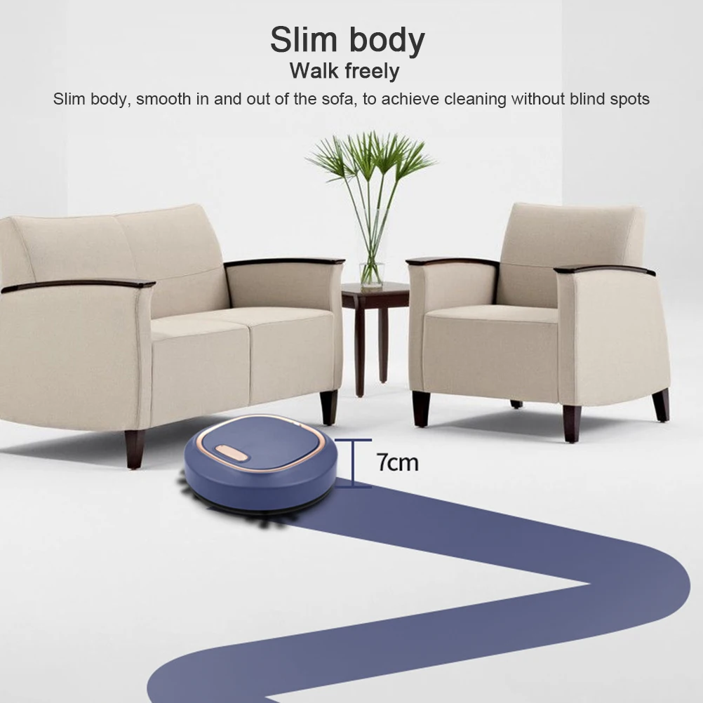 

Wireless Vacuum Cleaner Robot 3 In 1 Sweeping Mopping Household Cleaning Robot Floor Carpet Sweeper Dust Collector