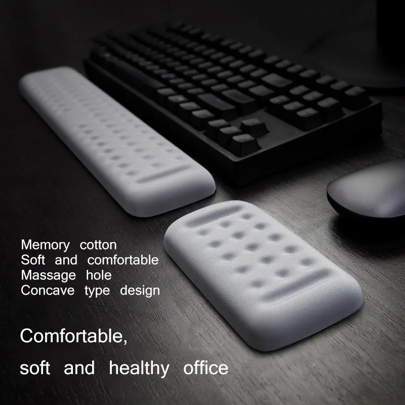 Коврик для клавиатуры и запястья эргономичный коврик мыши с пенным наполнителем