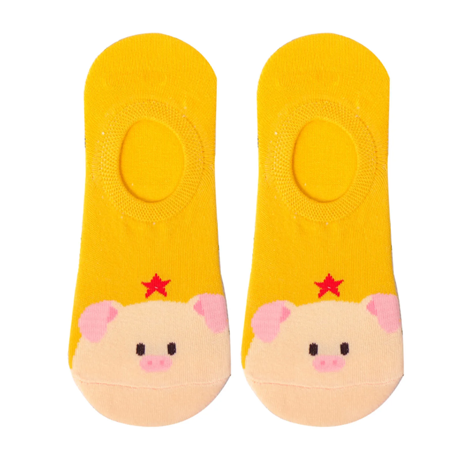 

Women Short Cylinder Cartoons Towel Bottom Socks Lnvisible Ship Socks Cute Print High Quality Fast Delivery Calcetines