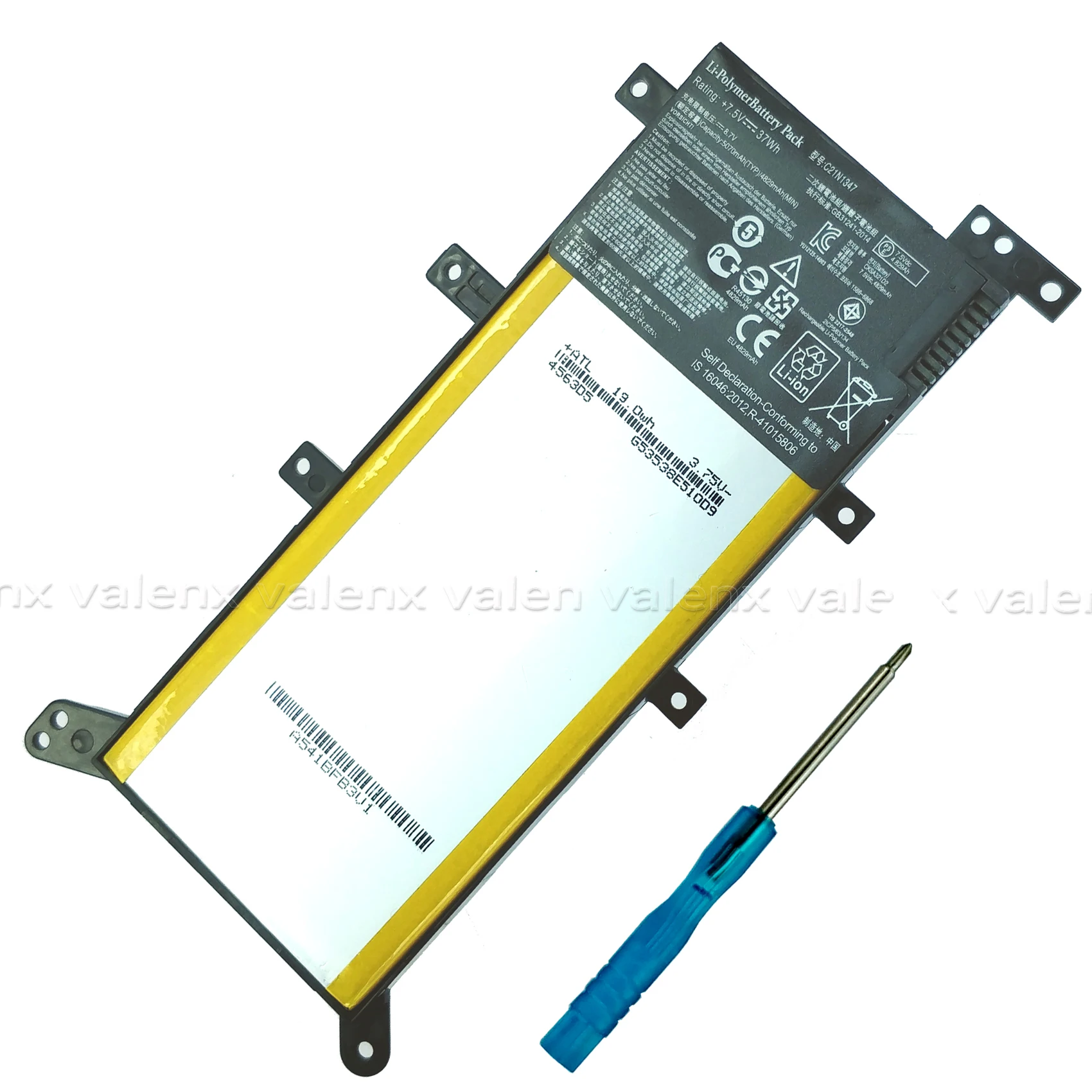 Аккумулятор C21N1347 для ASUS X555 X555LD F555A X555L X555LB X555LN F555U W519L X555LF X555LP F555UA F555UQ 7 5 в 37Wh |