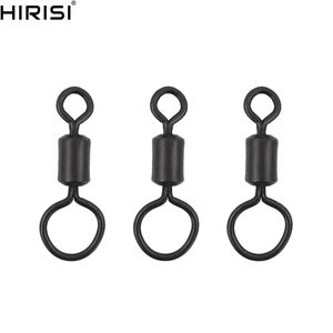 50x Карп Рыболовная вертлюг с большим металлическим глазом Размер 4 # eyed рыболовная роликовая Вертлюг Карп рыболовные аксессуары AG171