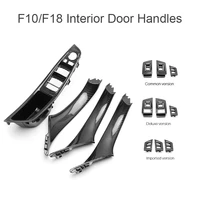 7pcset left hand drive lhd for bmw 5 series f10 f11 f18 10 17 carbon fiber car interior inner door handle panel pull trim cover