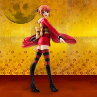 19cm japan anime gintama kagura action figure pvc yoshihara yatu clan kagura umbrella collection model dolls toys for gifts